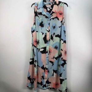 Calvin Klein Multicolored Flowy Dress Size 22W